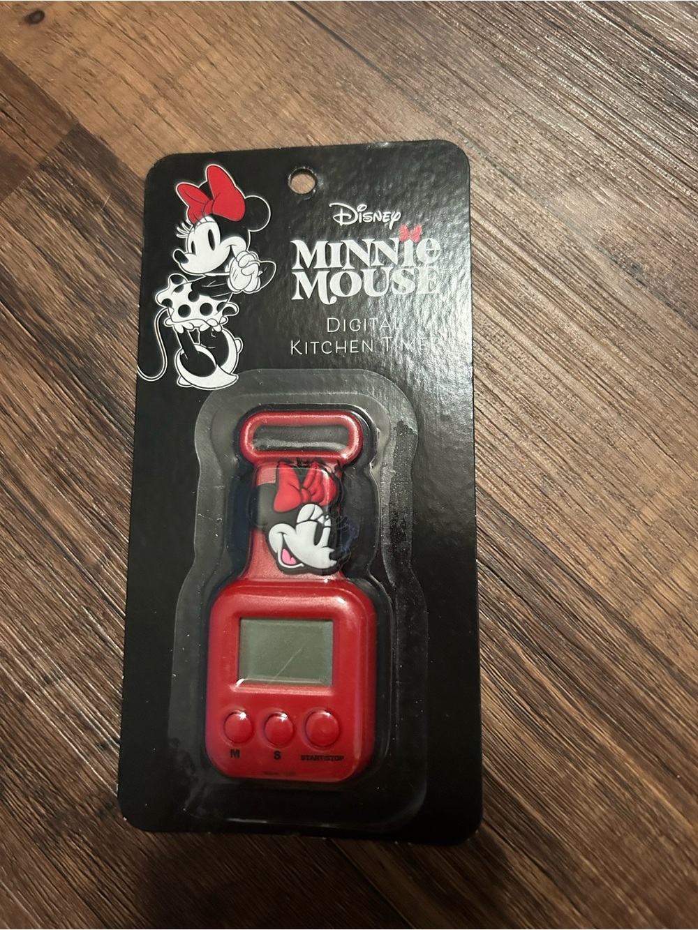 Disney Minnie Mouse Red Clip-On Digital Timer